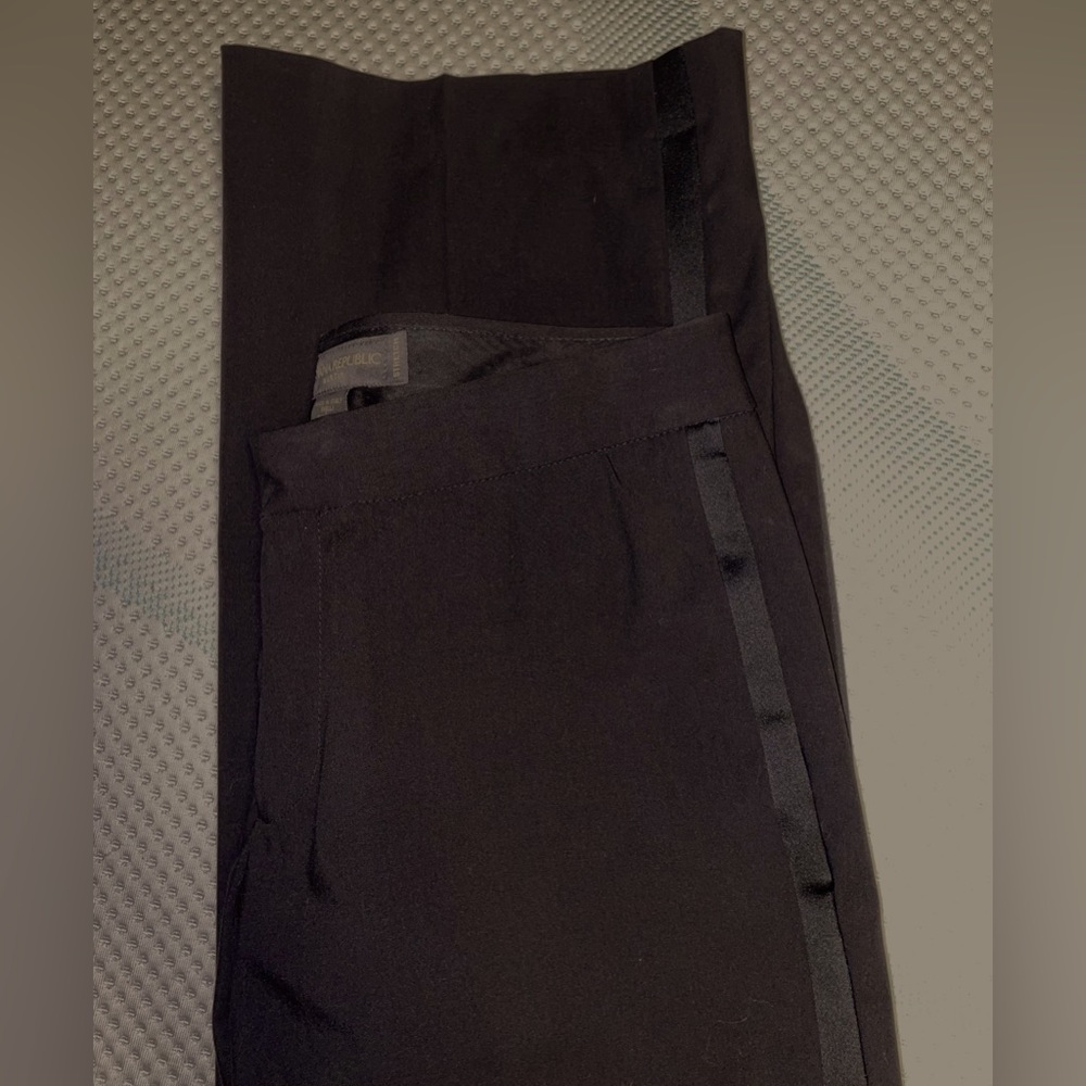 Banana Republic black Martin tuxedo pants size 0